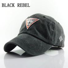 Load image into Gallery viewer, Black Rebel 100% Denim Baseball cap Snapback